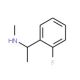 [1-(2-fluorophenyl)ethyl](methyl)amine (CAS 224185-19-7) - chemical structure image