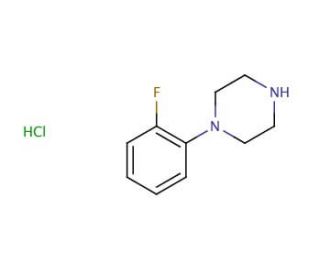 1-(2-Fluorophenyl)piperazine monohydrochloride (CAS 1011-16-1) - chemical structure image