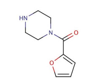 1-(2-Furoyl)piperazine (CAS 40172-95-0) - chemical structure image