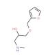 1-(2-Furylmethoxy)-3-(methylamino)propan-2-ol - chemical structure image