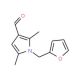 1-(2-furylmethyl)-2,5-dimethyl-1H-pyrrole-3-carbaldehyde (CAS 5049-49-0) - chemical structure image