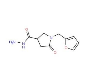 1-(2-Furylmethyl)-5-oxo-3-pyrrolidinecarbohydrazide - chemical structure image