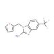 1-(2-furylmethyl)-5-(trifluoromethyl)-1H-benzimidazol-2-amine - chemical structure image