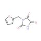 1-(2-furylmethyl)imidazolidine-2,4,5-trione - chemical structure image