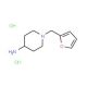 1-(2-Furylmethyl)piperidin-4-amine dihydrochloride - chemical structure image