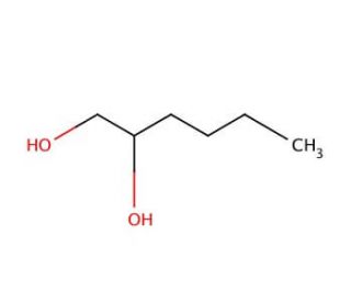 1,2-Hexanediol (CAS 6920-22-5) - chemical structure image
