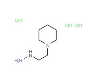 1-(2-hydrazinoethyl)piperidine trihydrochloride - chemical structure image