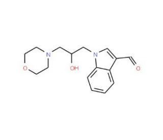 1-(2-Hydroxy-3-morpholin-4-yl-propyl)-1H-indole-3-carbaldehyde - chemical structure image