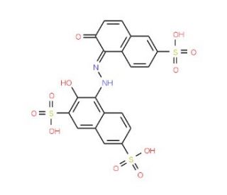 1-(2-Hydroxy-6-Sulfo-1-Naphthylazo)-2-Naphthol-3,6-Disulfonic Acid (CAS 32884-46-1) - chemical structure image