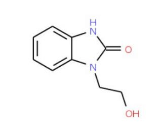 1-(2-Hydroxy-ethyl)-1,3-dihydro-benzoimidazol-2-one (CAS 63388-01-2 ) - chemical structure image