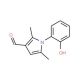 1-(2-Hydroxy-phenyl)-2,5-dimethyl-1H-pyrrole-3-carbaldehyde (CAS 878424-18-1) - chemical structure image