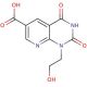 1-(2-hydroxyethyl)-2,4-dioxo-1,2,3,4-tetrahydropyrido[2,3-d]pyrimidine-6-carboxylic acid - chemical structure image