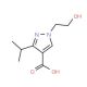 1-(2-hydroxyethyl)-3-isopropyl-1H-pyrazole-4-carboxylic acid - chemical structure image