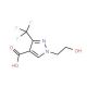 1-(2-hydroxyethyl)-3-(trifluoromethyl)-1H-pyrazole-4-carboxylic acid - chemical structure image