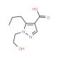 1-(2-hydroxyethyl)-5-propyl-1H-pyrazole-4-carboxylic acid - chemical structure image