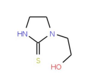 1-(2-Hydroxyethyl)imidazolidine-2-thione (CAS 932-49-0) - chemical structure image