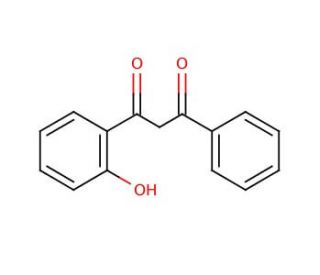 1-(2-Hydroxyphenyl)-3-phenyl-1,3-propanedione (CAS 1469-94-9) - chemical structure image