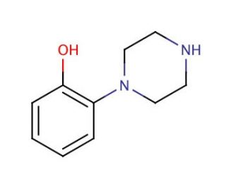 1-(2-Hydroxyphenyl)piperazine (CAS 1011-17-2) - chemical structure image
