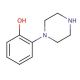1-(2-Hydroxyphenyl)piperazine (CAS 1011-17-2) - chemical structure image