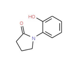 1-(2-hydroxyphenyl)pyrrolidin-2-one - chemical structure image