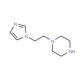 1-(2-Imidazol-1-yl-ethyl)-piperazine (CAS 381721-55-7) - chemical structure image