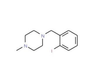 1-(2-Iodobenzyl)-4-methylpiperazine (CAS 156333-97-0) - chemical structure image