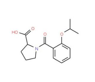 1-(2-Isopropoxy-benzoyl)-pyrrolidine-2-carboxylic acid - chemical structure image