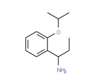 1-(2-isopropoxyphenyl)propan-1-amine - chemical structure image