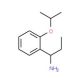 1-(2-isopropoxyphenyl)propan-1-amine - chemical structure image