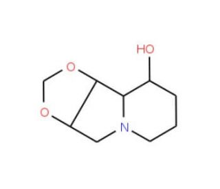1,2-Isopropylidene Swainsonine - chemical structure image