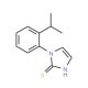 1-(2-isopropylphenyl)-1H-imidazole-2-thiol (CAS 25372-32-1) - chemical structure image