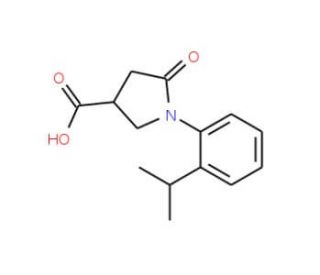 1-(2-Isopropylphenyl)-5-oxopyrrolidine-3-carboxylic acid - chemical structure image