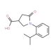 1-(2-Isopropylphenyl)-5-oxopyrrolidine-3-carboxylic acid - chemical structure image