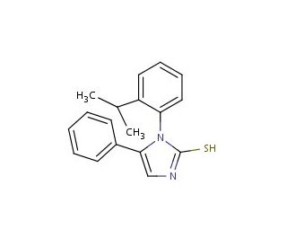 1-(2-isopropylphenyl)-5-phenyl-1H-imidazole-2-thiol - chemical structure image