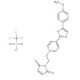 1-[2-(Maleimido)ethyl]-4-[5-(4-MePh)-2-oxazolyl]pyridinium triflate (CAS 155862-98-9) - chemical structure image