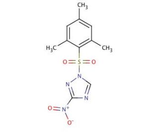1-(2-Mesitylenesulfonyl)-3-Nitro-1H-1,2,4-Triazole (CAS 74257-00-4) - chemical structure image
