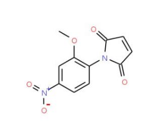 1-(2-Methoxy-4-nitro-phenyl)-pyrrole-2,5-dione (CAS 184171-53-7) - chemical structure image