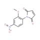 1-(2-Methoxy-4-nitro-phenyl)-pyrrole-2,5-dione (CAS 184171-53-7) - chemical structure image