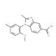 1-(2-Methoxy-5-methylphenyl)-2-methyl-1H-benzimidazole-5-carboxylic acid - chemical structure image