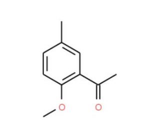 1-(2-methoxy-5-methylphenyl)ethanone (CAS 20628-07-3) - chemical structure image
