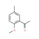 1-(2-methoxy-5-methylphenyl)ethanone (CAS 20628-07-3) - chemical structure image