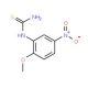 1-(2-Methoxy-5-nitrophenyl)-2-thiourea (CAS 159753-14-7) - chemical structure image