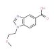 1-(2-Methoxy-ethyl)-1H-benzoimidazole-5-carboxylic acid - chemical structure image