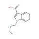 1-(2-Methoxy-ethyl)-1H-indole-3-carboxylic acid - chemical structure image