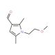 1-(2-Methoxy-ethyl)-2,5-dimethyl-1H-pyrrole-3-carbaldehyde (CAS 445023-46-1) - chemical structure image