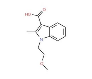 1-(2-Methoxy-ethyl)-2-methyl-1H-indole-3-carboxylic acid - chemical structure image