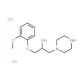 1-(2-Methoxy-phenoxy)-3-piperazin-1-yl-propan-2-ol dihydrochloride - chemical structure image