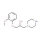 1-(2-Methoxy-phenoxy)-3-piperazin-1-yl-propan-2-ol - chemical structure image
