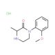 1-(2-Methoxy-phenyl)-3-methyl-piperazin-2-onehydrochloride - chemical structure image