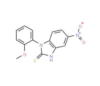 1-(2-Methoxy-phenyl)-5-nitro-1H-benzoimidazole-2-thiol - chemical structure image